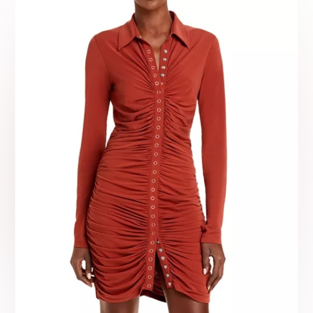 ALC Larsen Ruched Dress - Size XS - Picture 3 of 16